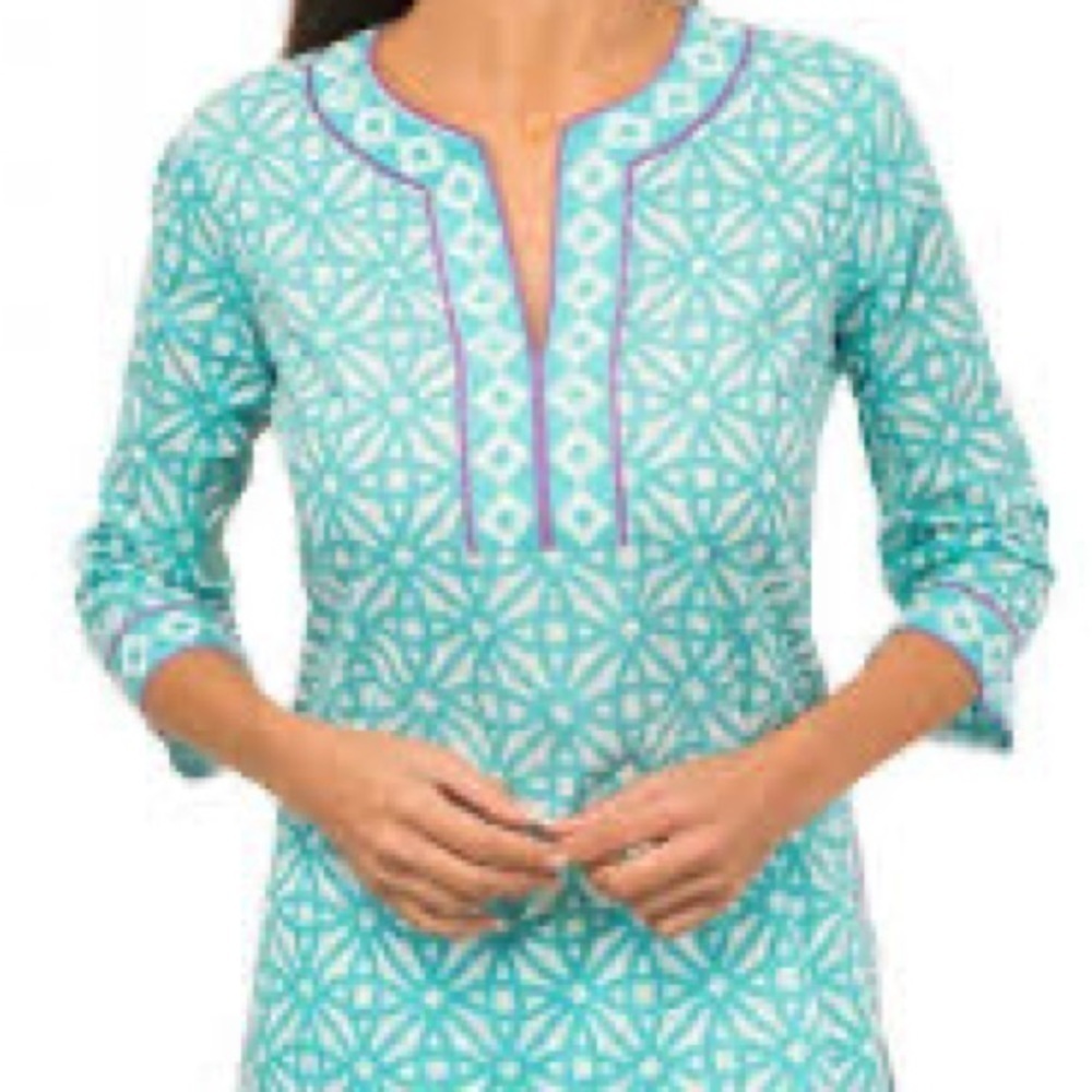 Gretchen Scott Pinwheel Tunic Top